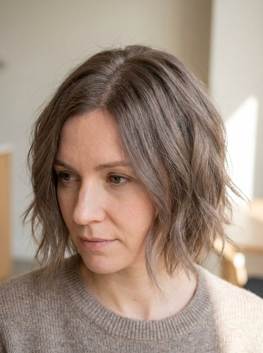 Fransiger Bob für feines Haar - Fransige Kurzhaarfrisuren